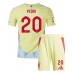 Maillot de foot Espagne Pedri Gonzalez #20 Extérieur vêtements enfant Europe 2024 Manches Courtes (+ pantalon court)